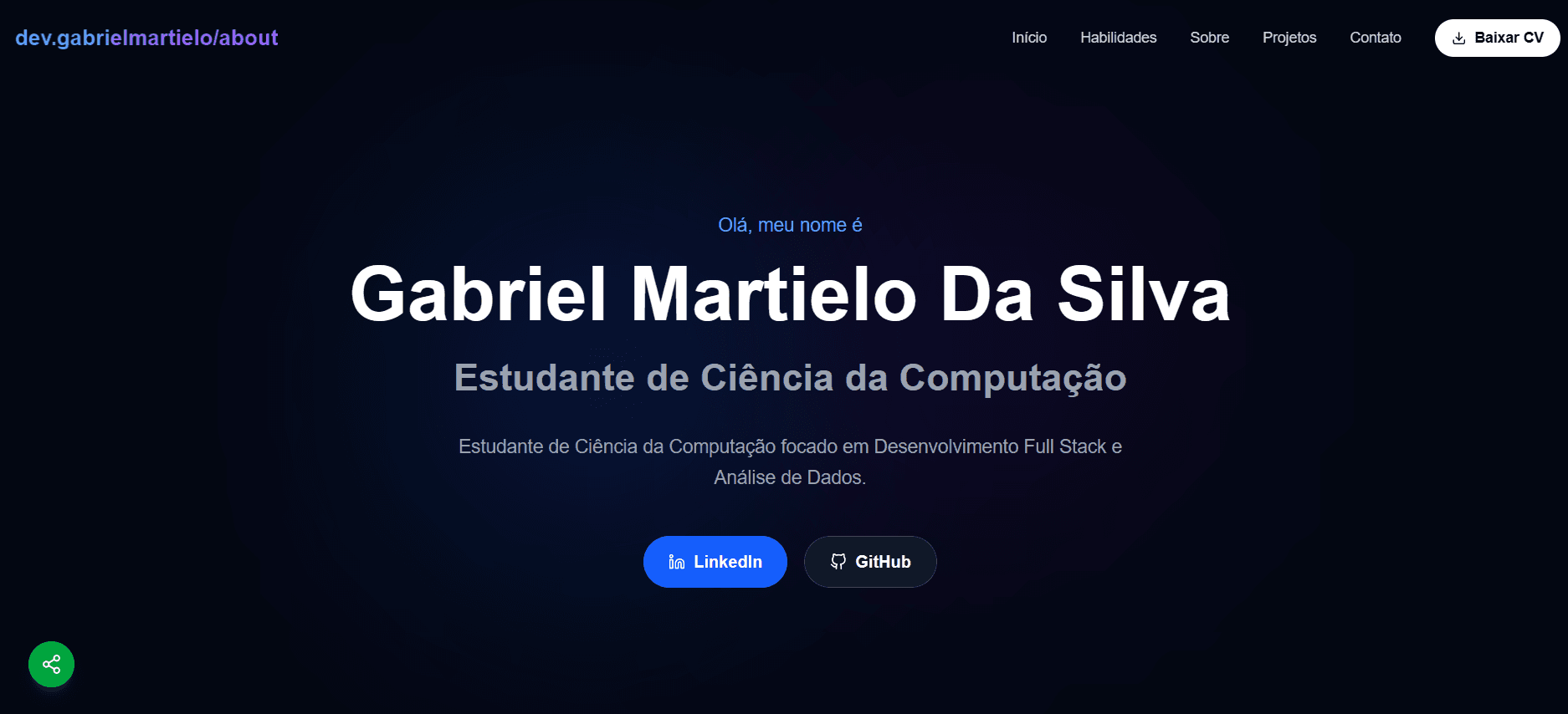 Portfólio Interativo